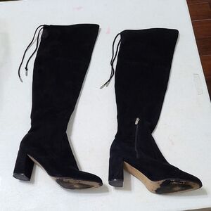 Marc Fisher black suede over the knee boots size 7.5
